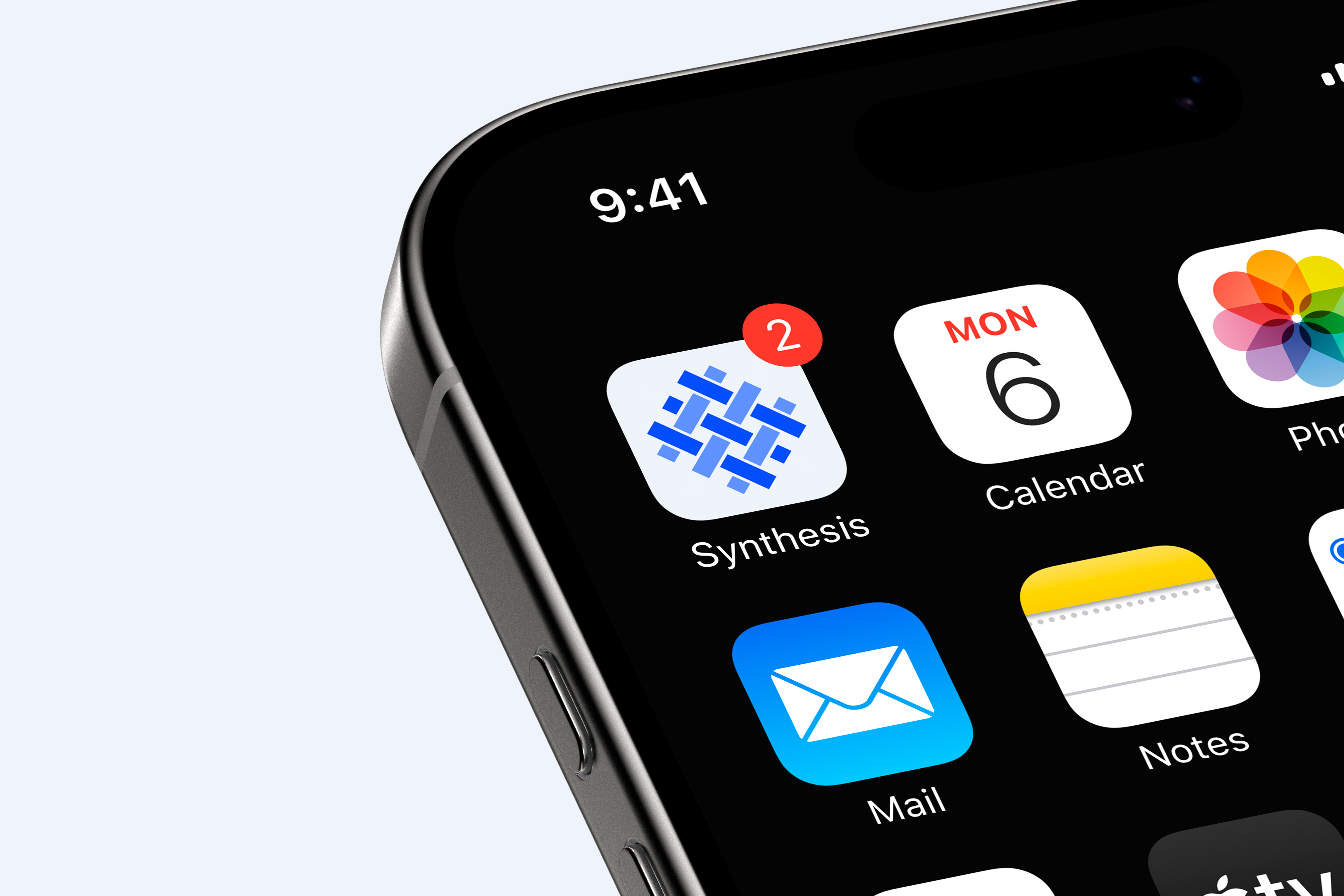Synthesis app icon mockup